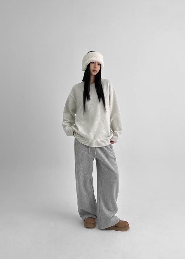 (UNISEX) Mohavi Round Wool Knit