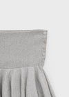 Kyel Snap Button Folding Unbalanced Mini Skirt