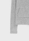 Febul Wool Hooded Long Sleeve T-shirt