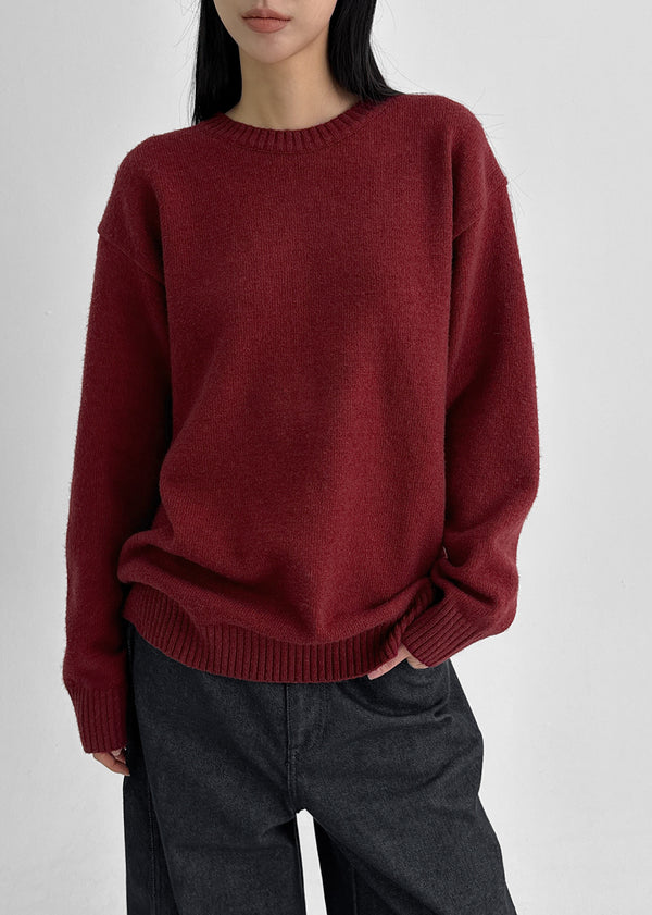 (UNISEX) Mohavi Round Wool Knit