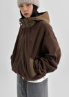 Tottle Two-way Fleece Hooded Zip-Up