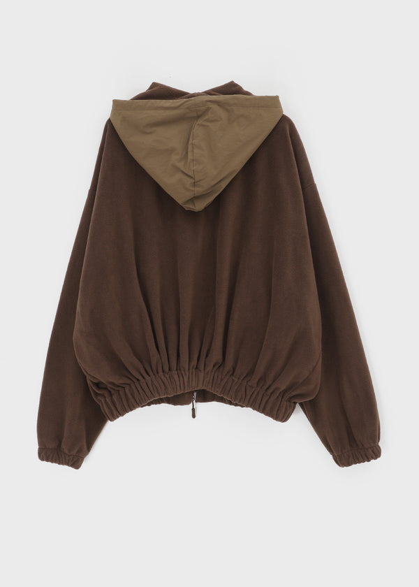Tottle Two-way Fleece Hooded Zip-Up