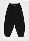 Shaver Pintuck Balloon Cotton Banding Pants