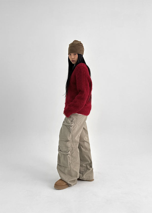 (UNISEX) Tuline Multi-pocket Cargo Cotton Pants