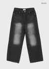 (UNISEX) Pilar Washing Wide Denim Pants