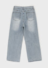 (UNISEX) Pilar Washing Wide Denim Pants