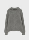 Recom Snow Pocket Collar Knit Cardigan
