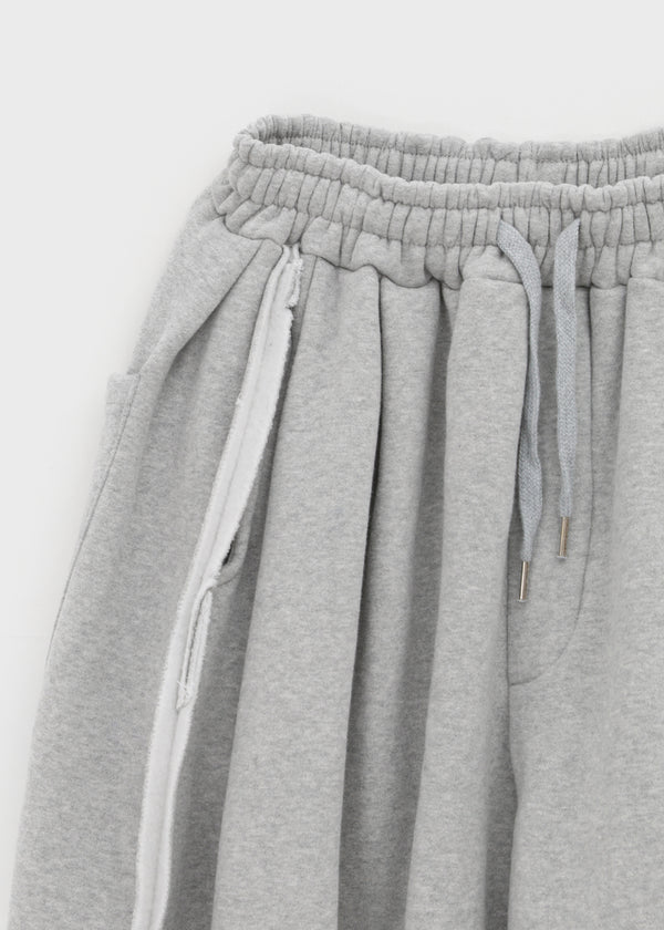 (UNISEX) Serban Sheepskin Embroidered Two-way Banding Pants