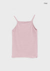 Pube Fleece Striped Sleeveless