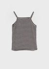 Pube Fleece Striped Sleeveless