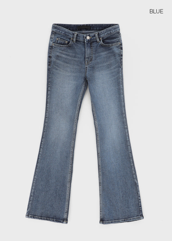 Latina Back Pocket Bootcut Denim Pants