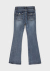 Latina Back Pocket Bootcut Denim Pants
