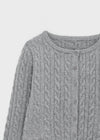 Poilot Cable Wool Knit Cardigan