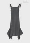 Roena Unbalanced Layered Sleeveless Long Dress