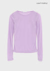 Daingel Layered Tencel Long Sleeve T-shirt