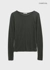 Daingel Layered Tencel Long Sleeve T-shirt
