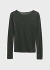Daingel Layered Tencel Long Sleeve T-shirt
