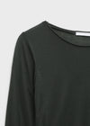Daingel Layered Tencel Long Sleeve T-shirt