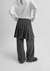 Stoa Pleated Wide Skirt Pants