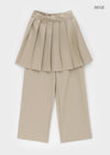 Stoa Pleated Wide Skirt Pants