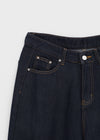 Okiwa Non-fade Bijo Wide Denim Pants