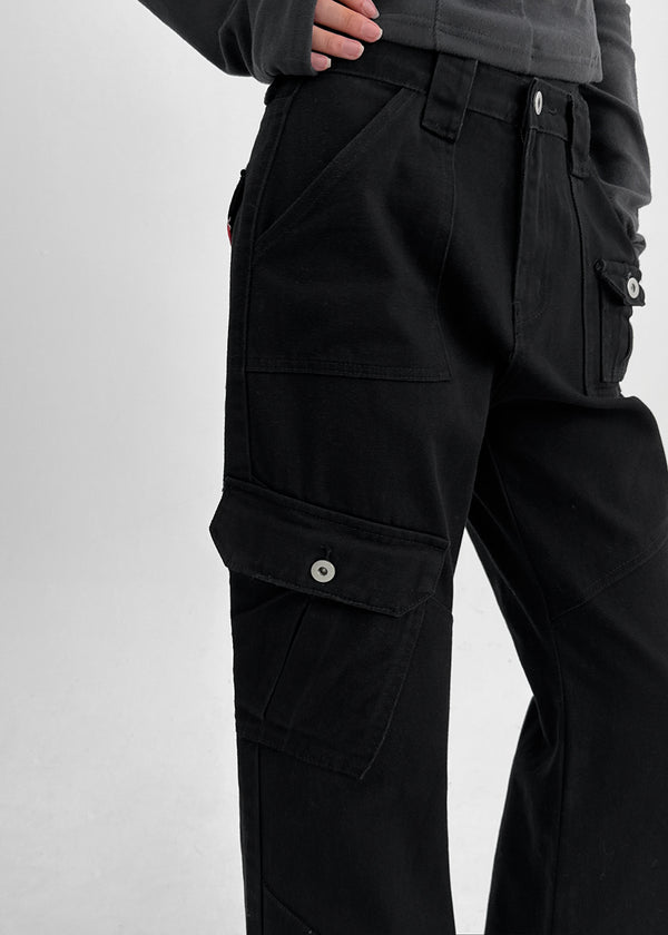 Tatum Pocket Bootcut Cotton Pants