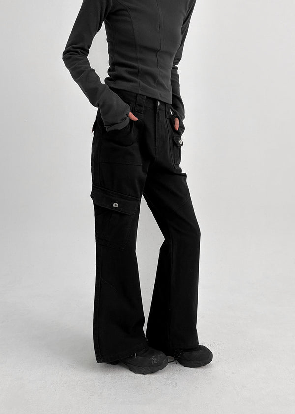 Tatum Pocket Bootcut Cotton Pants