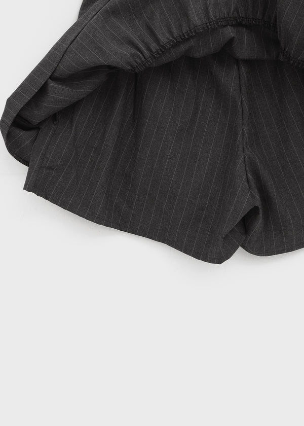 Testo Striped Cancan Mini Skirt Pants