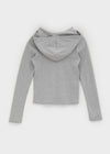 Setet Pocket Hooded Long Sleeve T-shirt