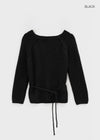 Haongde Boatneck Strap Knit