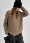 Haongde Boatneck Strap Knit