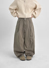 Moet Pintuck Balloon Wide Cotton Pants