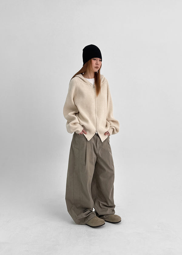 Moët Pintuck Balloon Wide Cotton Pants