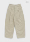 Moet Pintuck Balloon Wide Cotton Pants