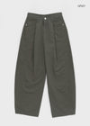 Moet Pintuck Balloon Wide Cotton Pants