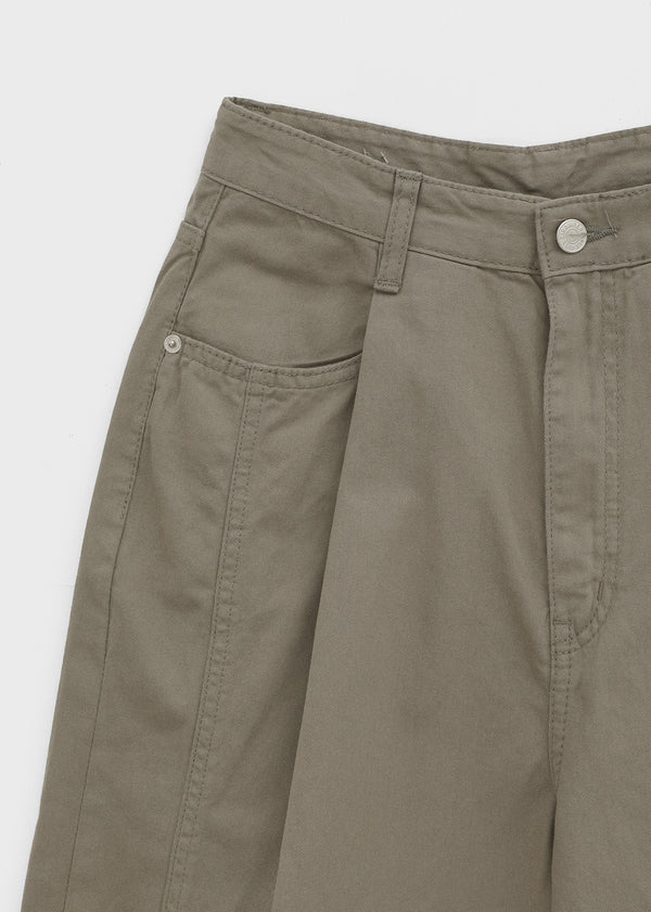 Moet Pintuck Balloon Wide Cotton Pants