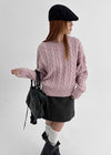 Relet Cable Round Knit