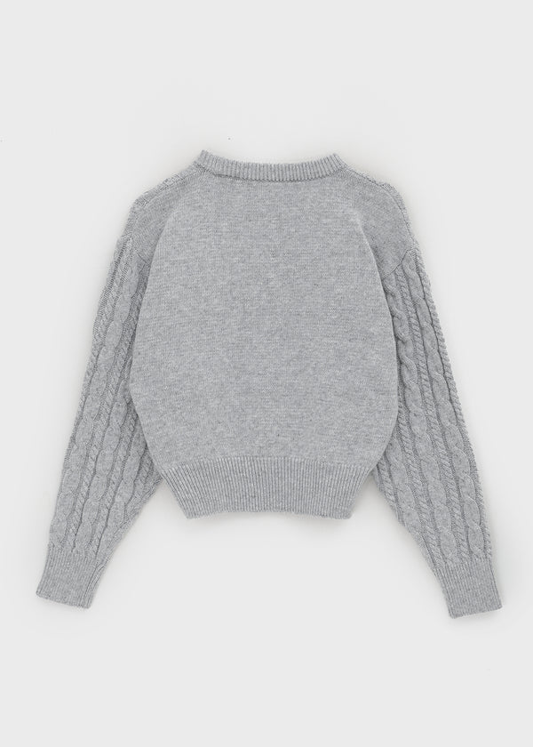 Relet Cable Round Knit