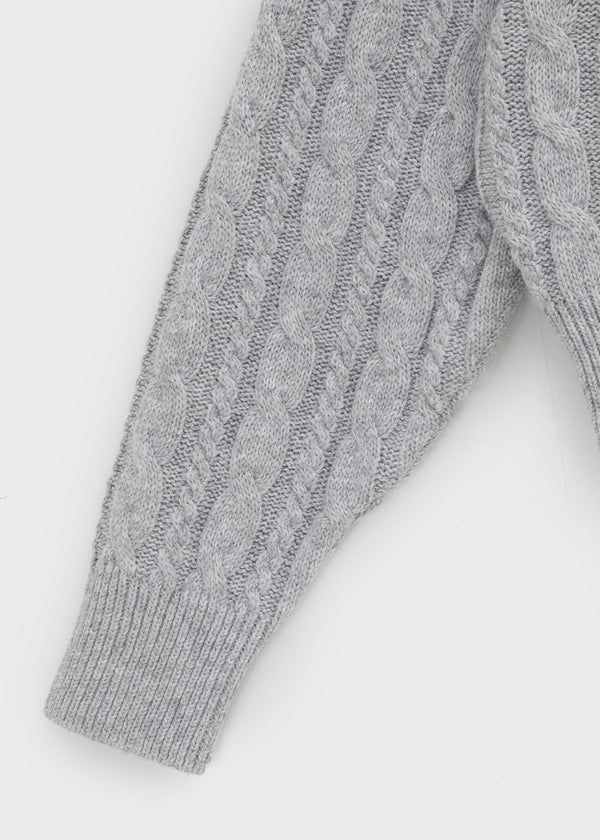 Relet Cable Round Knit