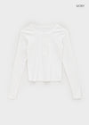 Jandel Henley Neck Long Sleeve Tee