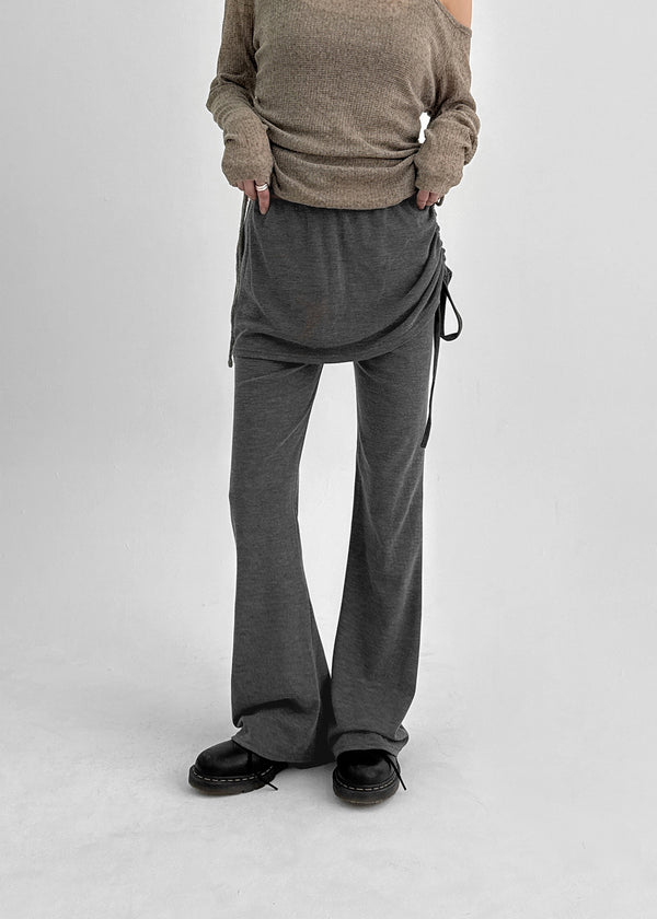 Libya Shirring Banding Skirt Pants