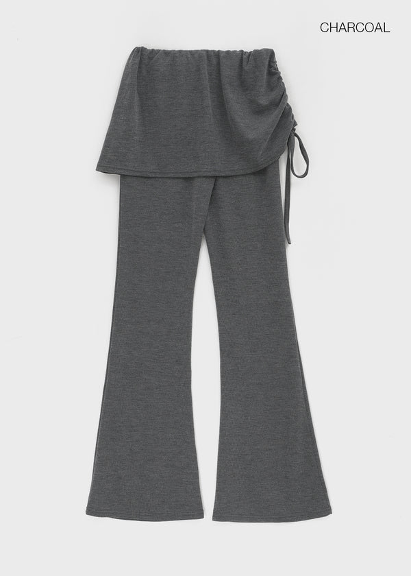 Libya Shirring Banding Skirt Pants