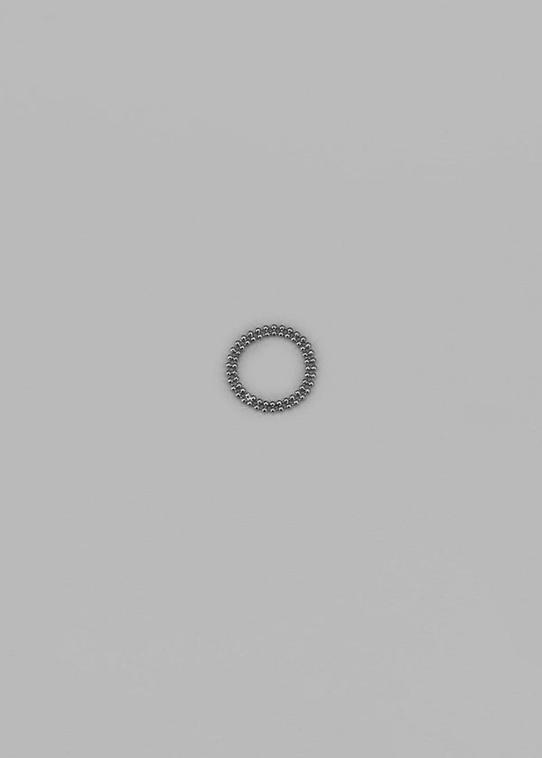 Cherik Mini Silver Ball Knot Ring