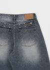 Hatoro Studded Bijo Wide Denim Pants