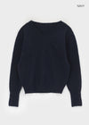 Rohendi V-neck Button Wool Knit