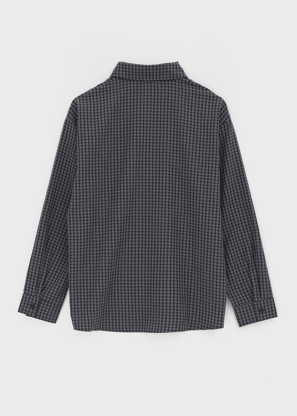 [MADE] Verute Loose-Fit Check Shirt