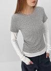 Teti Short-sleeved Layered Long-sleeved T-shirt