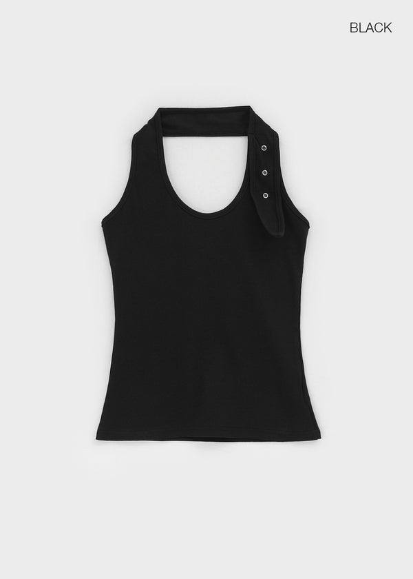 Roari Eyelet Halter Sleeveless