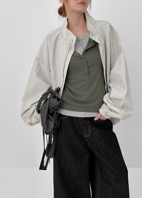 Hert String High Neck Jumper