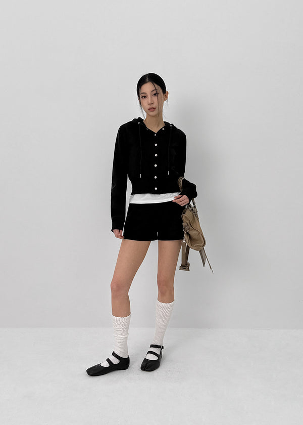 [MADE] Plain Cotton Rivet Shorts